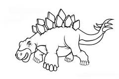 Раскраски динозавры - распечатать бесплатно