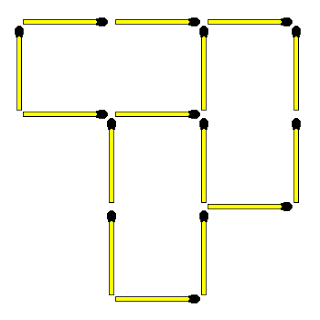 3 Прямоугольники, преобразованные в 6 квадратов