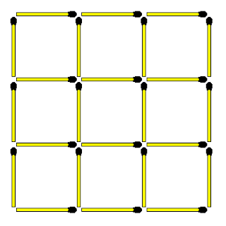 Квадрат 3X3: Сформируйте 3 квадрата разных размеров