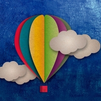 Аппликация воздушный шар