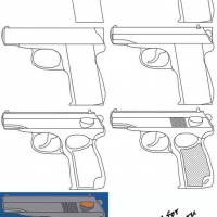 Как нарисовать пистолет