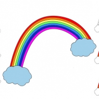 Как нарисовать радугу