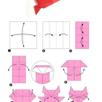 Оригами краб
