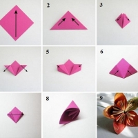 Оригами цветы