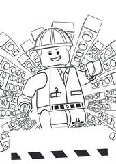 Раскраски Лего Фильм - распечатать бесплатно