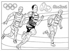 Раскраски Рио 2016 - распечатать бесплатно