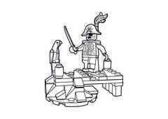 Раскраски Лего Пираты - распечатать бесплатно