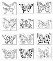 Раскраски Бабочки - распечатать бесплатно