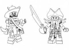 Раскраски Лего Пираты - распечатать бесплатно