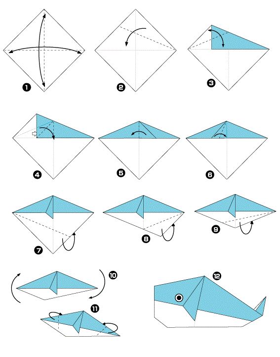 Оригами кит