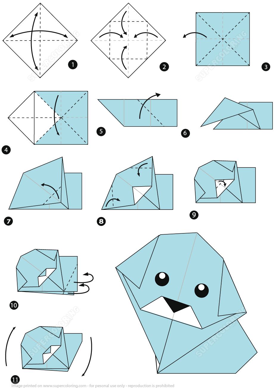 Оригами из бумаги для детей