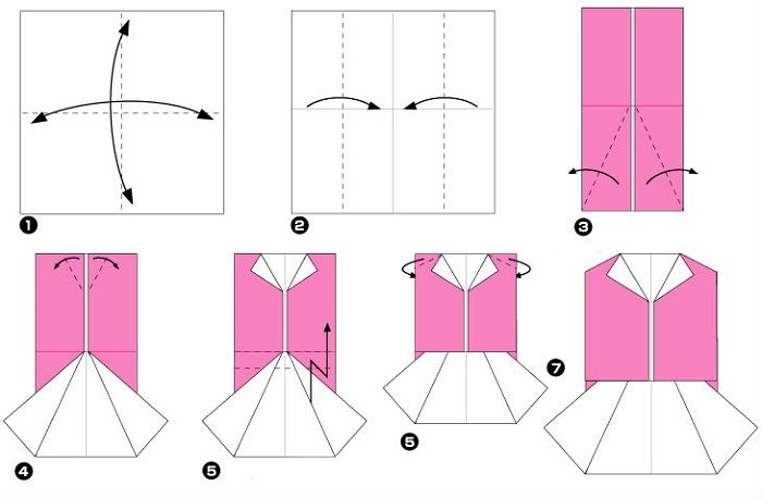 ﻿Оригами для девочек