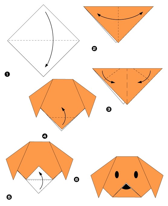 Оригами для детей 3-4 лет