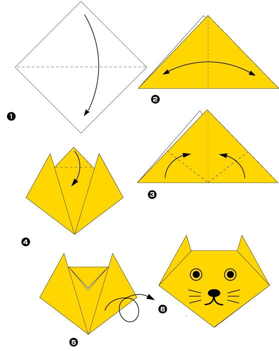 Оригами для детей 3-4 лет
