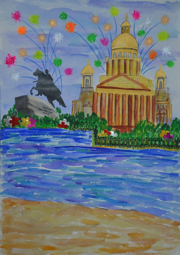 Детские рисунки Санкт-Петербурга