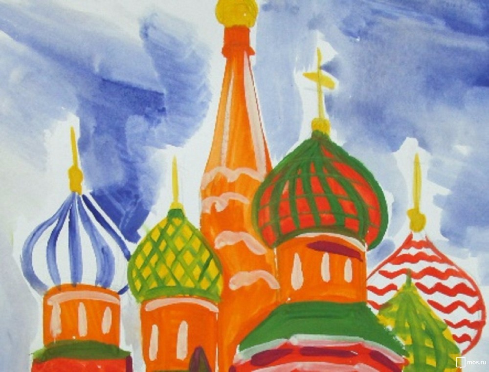 Детские рисунки Москвы